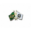 Button Bandeira Maçônica x  Bandeira do Brasil